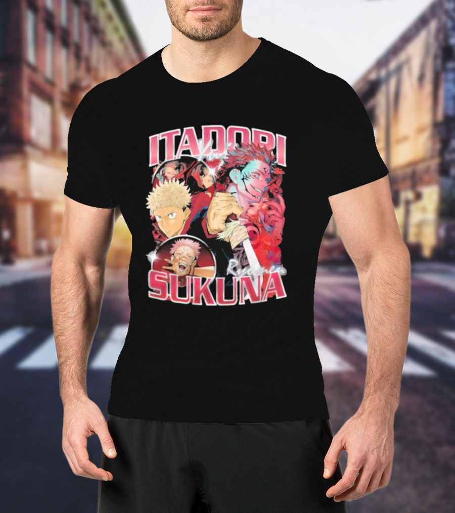 Itadori Yuji Ryomen Sukuna Jujutsu Kaisen Manga T-Shirt