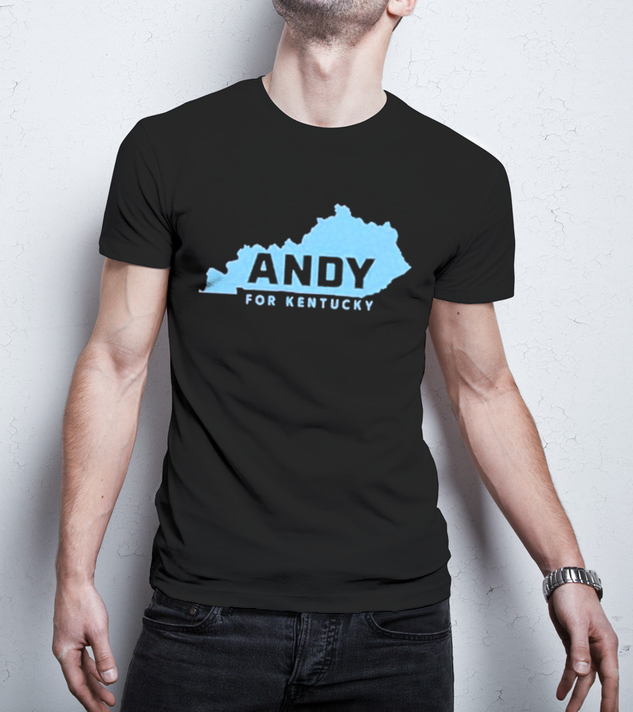 Andy For Kentucky Blue Map Campaign T-Shirt
