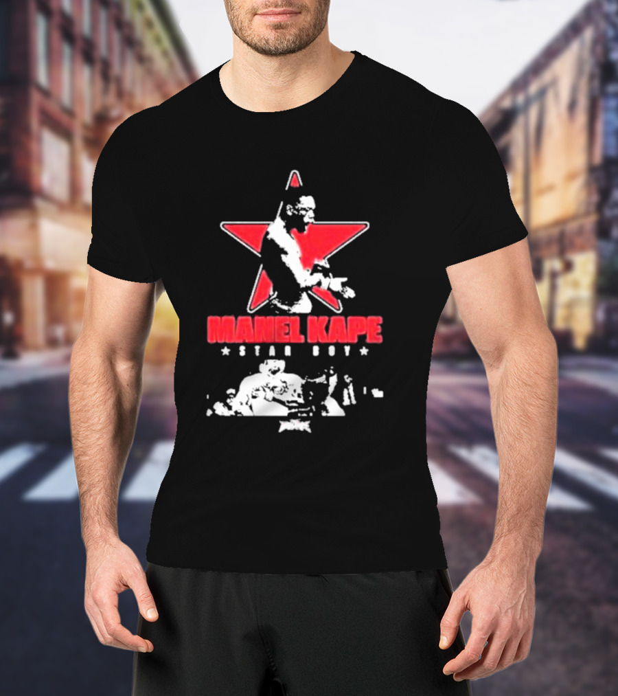 Manel Kape Star Boy Full Violence Red Star Iconography T-Shirt