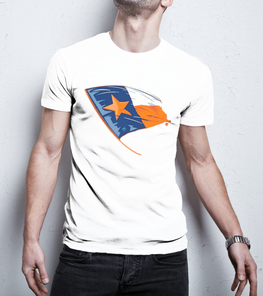 Houston State Flag Texas Colors And Star T-Shirt