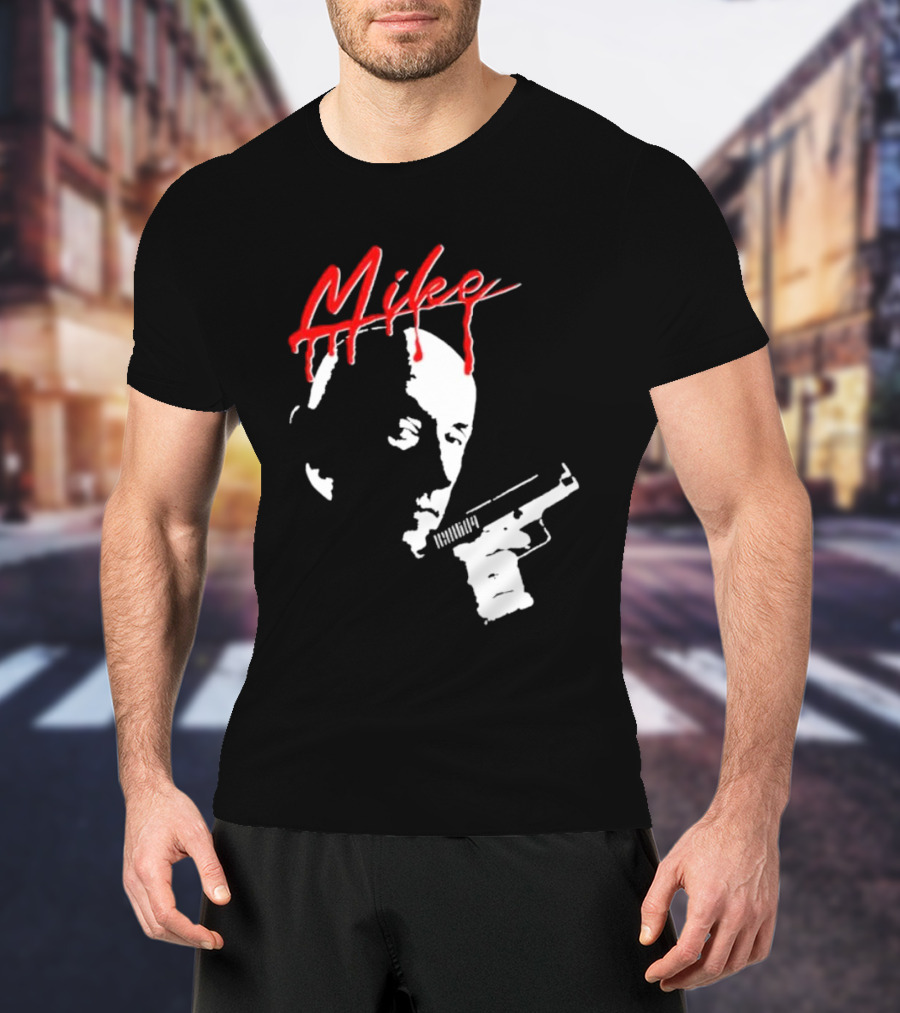 Mike Crime Noir Gunman T-Shirt