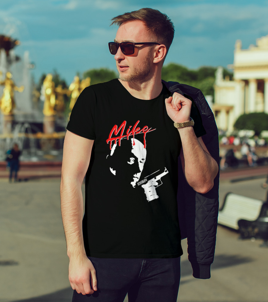 Mike Crime Noir Gunman T-Shirt