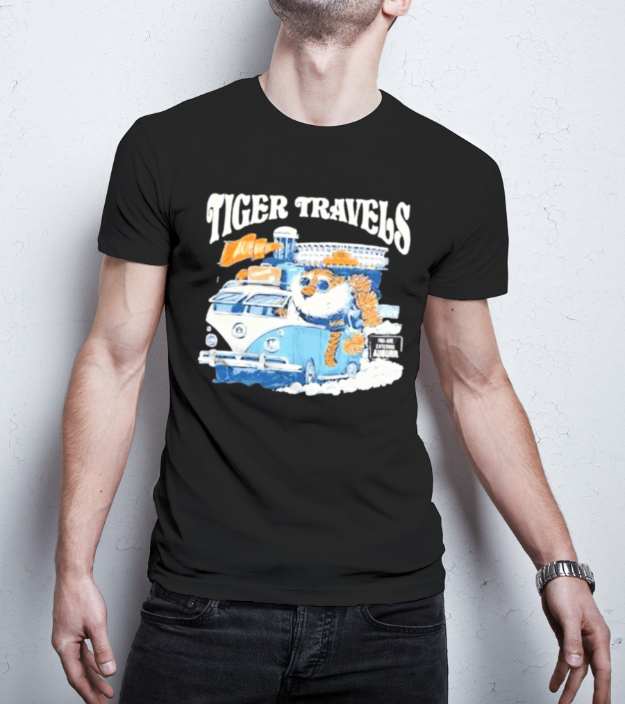 Tiger Travels Auburn Stadium Adventure T-Shirt