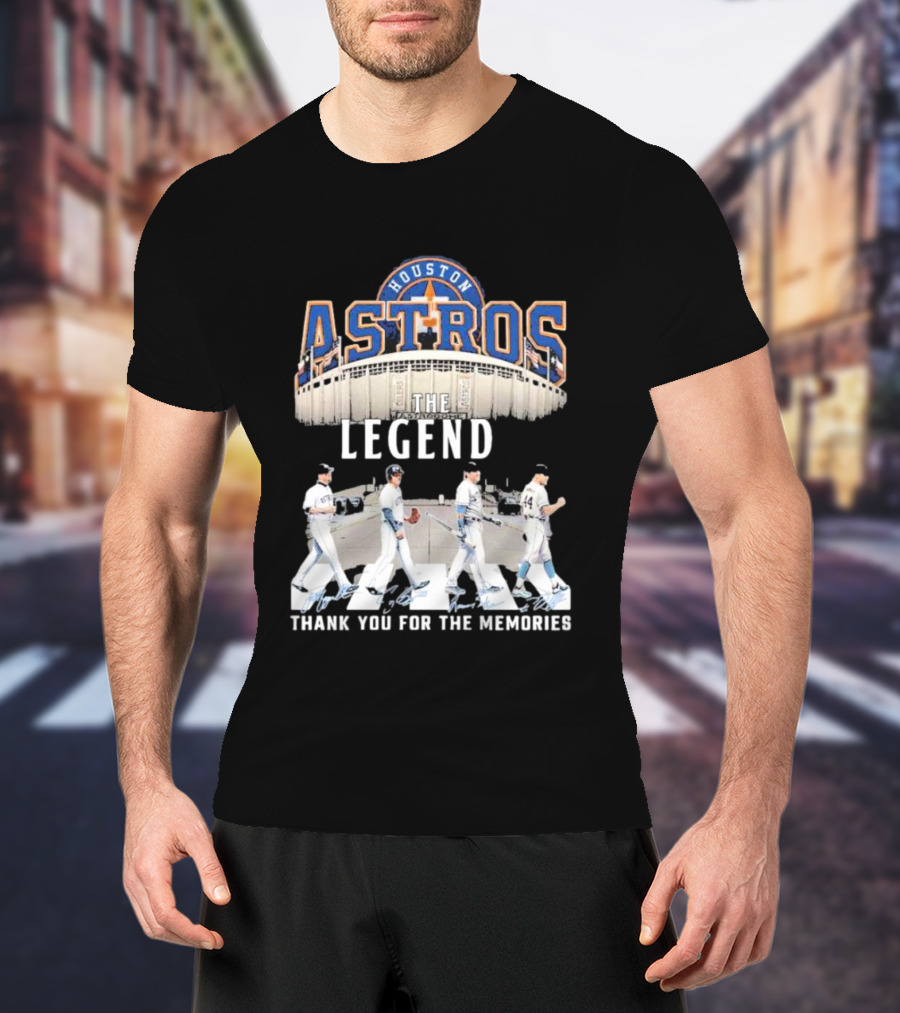 Houston Astros The Legend Thank You For The Memories T-Shirt