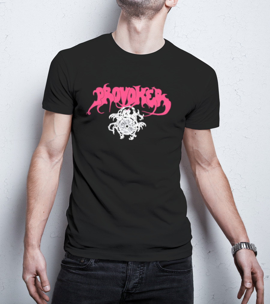 Provoker Demon Compass Wheel Emblem T-Shirt