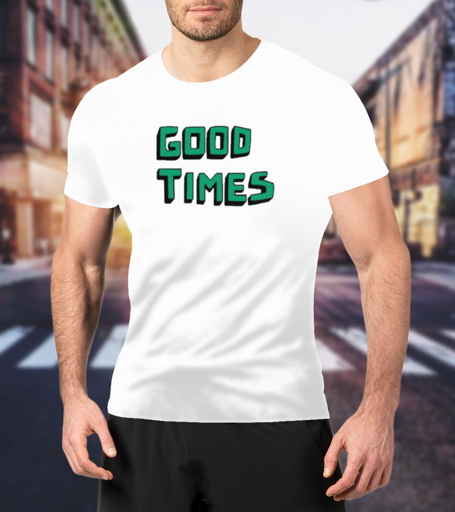 Good Times Bella Freud Black Shirt Fashion T-Shirt