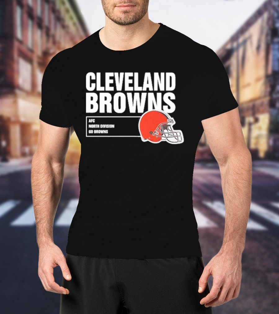 Cleveland Browns AFC North Division Go Browns T-Shirt