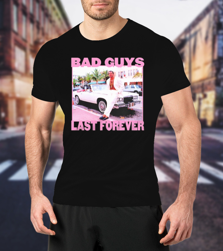 Scott Hall Bad Guys Last Forever Retro Miami Vibe T-Shirt
