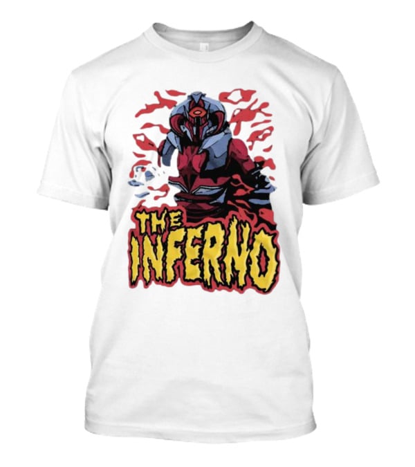 Zuk The Inferno Warrior With Fiery Background T-Shirt