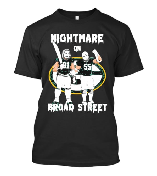 Nightmare On Broad Street 91 55 Football Players T-Shirt
