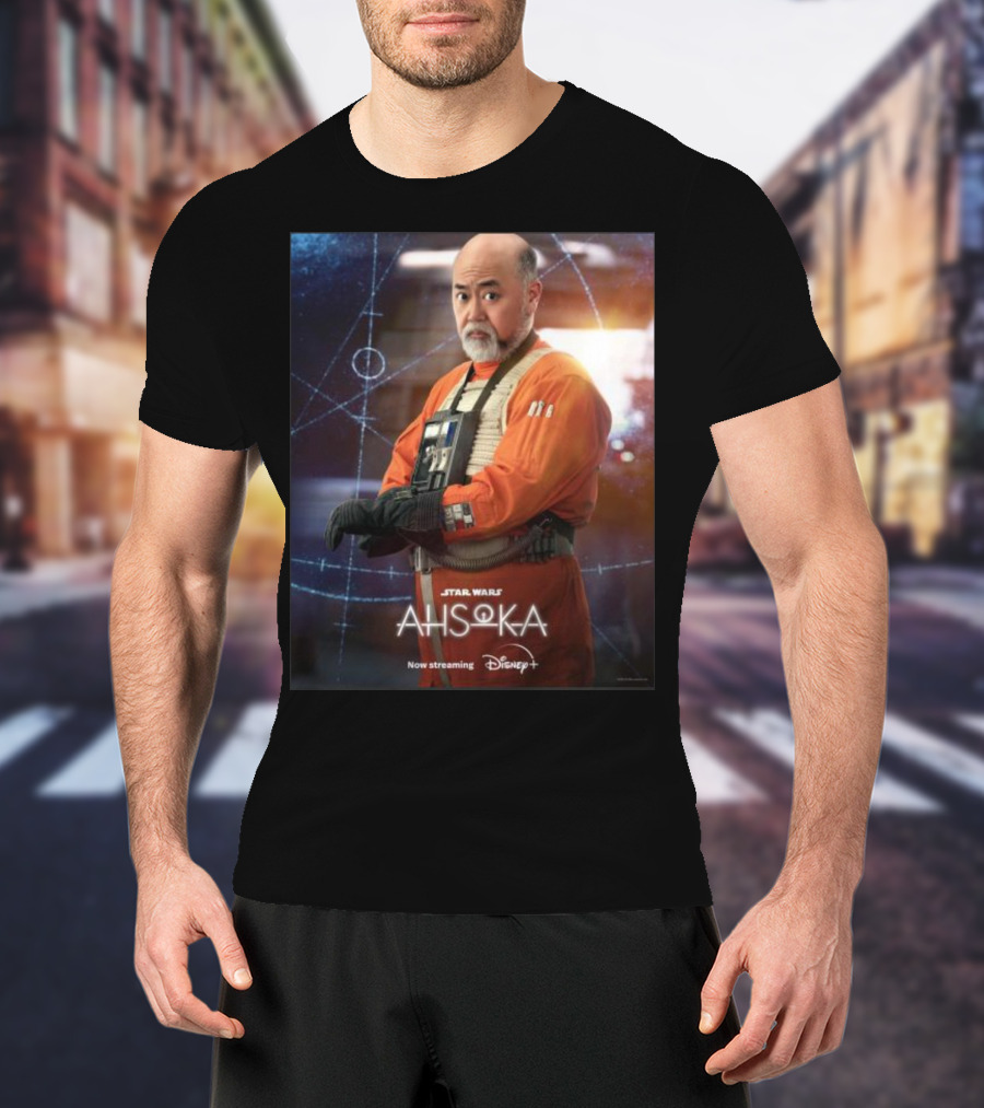 Ahsoka Carson Teva Character Star Wars Disney Plus Now Streaming T-Shirt