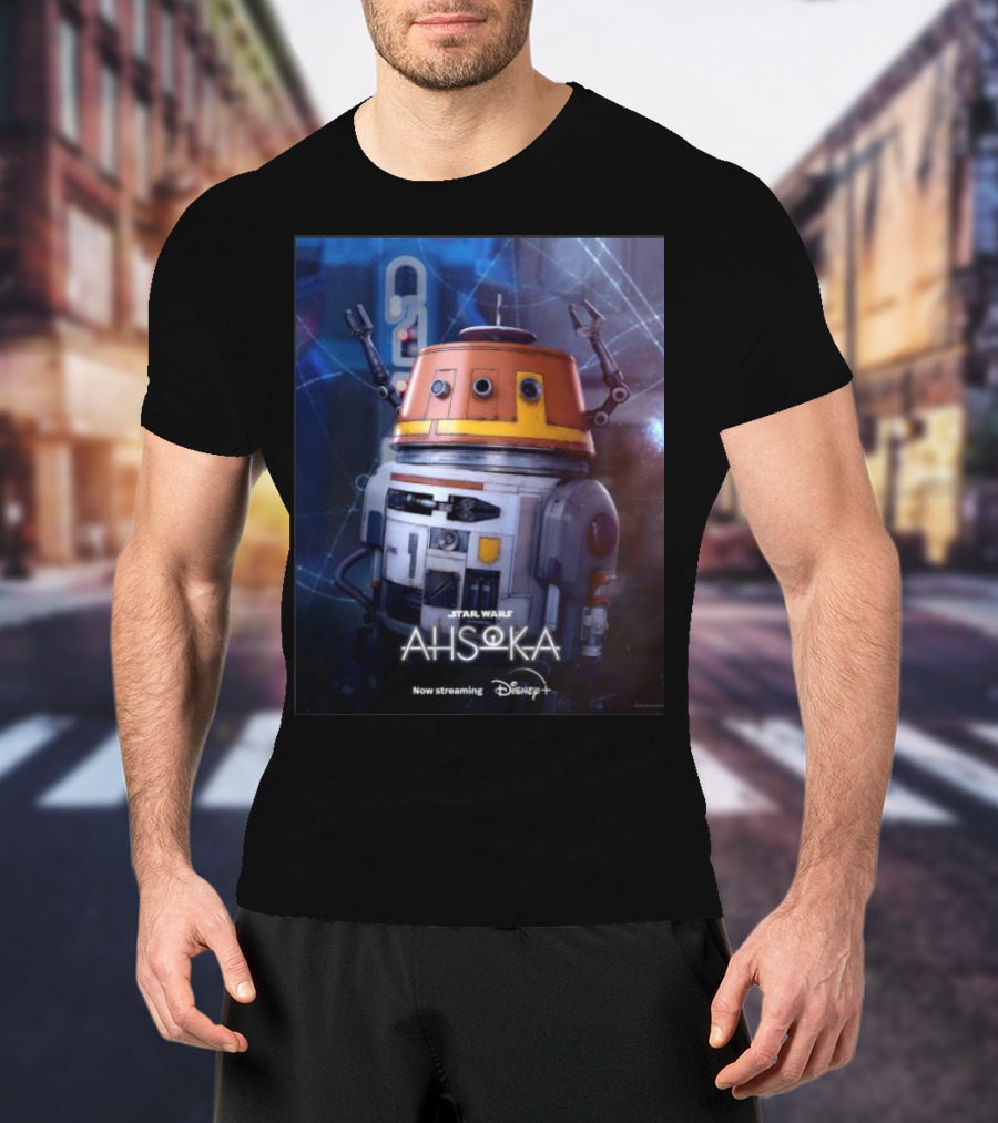 Star Wars Ahsoka Chopper Droid Character Now Streaming Disney+ T-Shirt