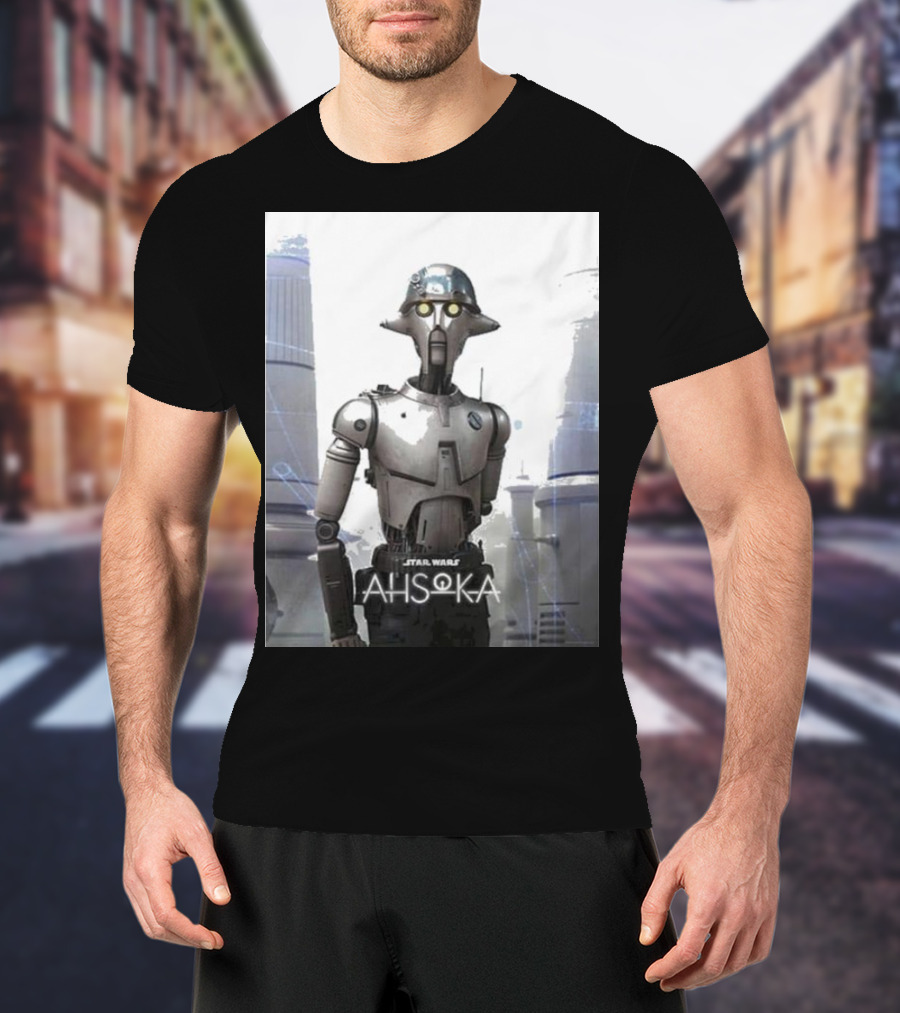 Star Wars Ahsoka Huyang Character Robot Droid T-Shirt