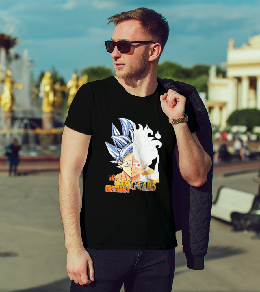 Ultra Instinct Gear 5 Fusion Anime Crossover Duo T-Shirt