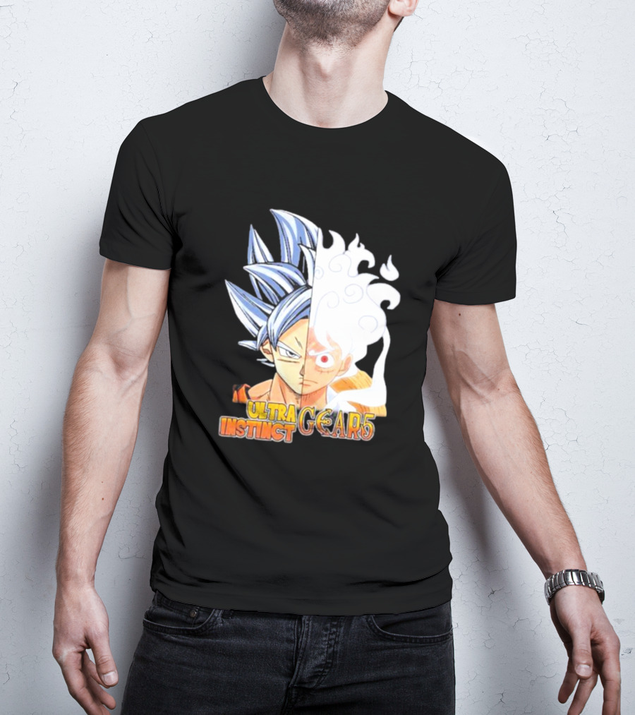 Ultra Instinct Gear 5 Fusion Anime Crossover Duo T-Shirt