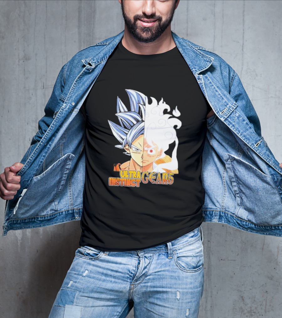 Ultra Instinct Gear 5 Fusion Anime Crossover Duo T-Shirt