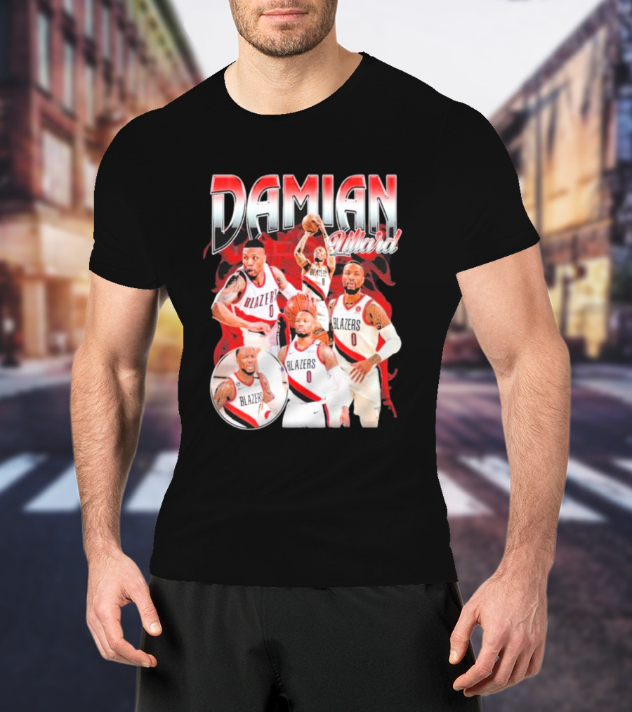 Damian Lillard Portland Blazers Basketball T-Shirt