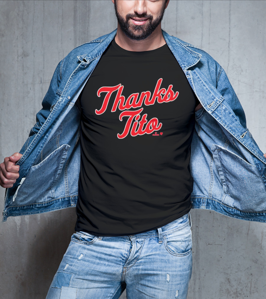 Terry Francona Cleveland Baseball Thanks Tito T-Shirt