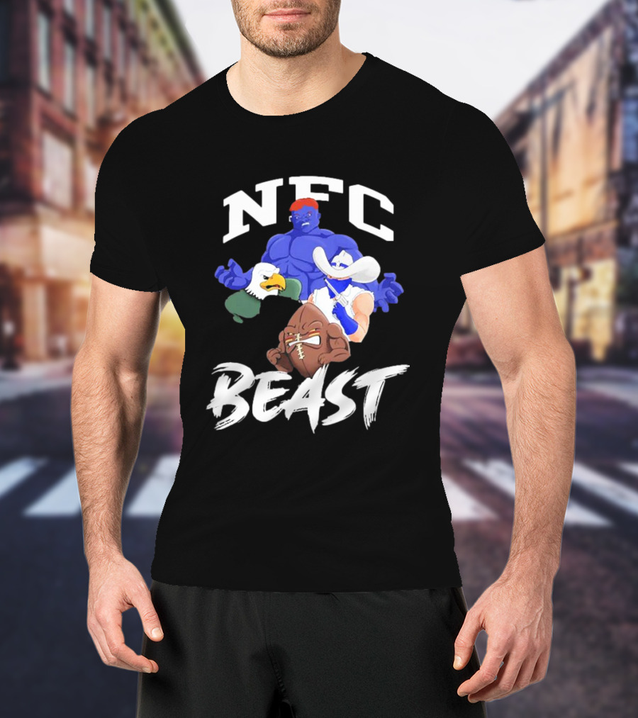 NFC Beast Football Characters And Mascots T-Shirt