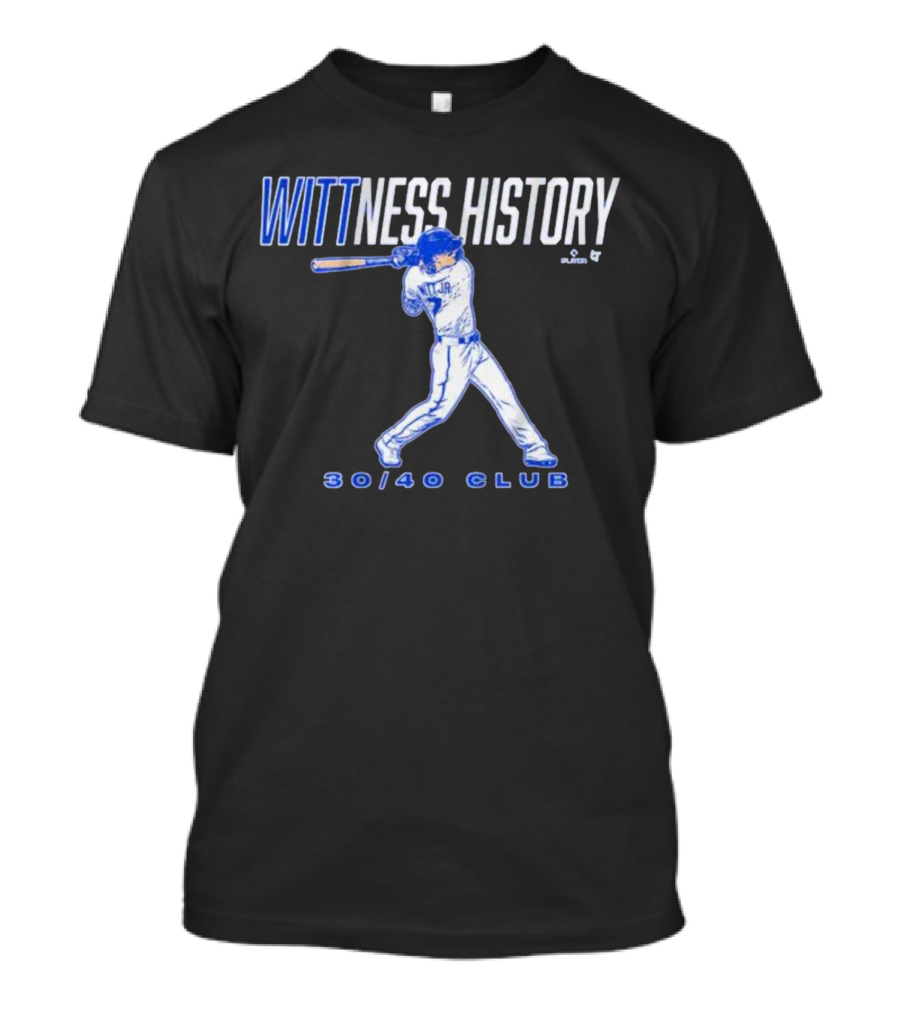 Wittness History Bobby Witt Jr 30/40 Club T-Shirt