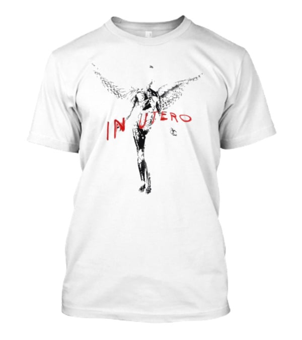 Nirvana In Utero Angel Wings T-Shirt