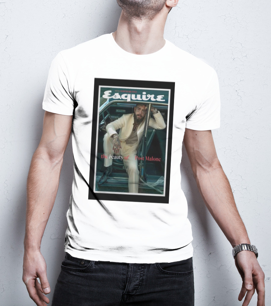 Esquire 90th Anniversary Issue The Beauty Of Post Malone T-Shirt