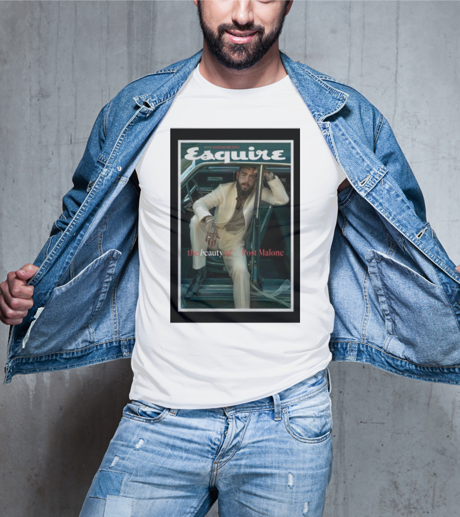 Esquire 90th Anniversary Issue The Beauty Of Post Malone T-Shirt