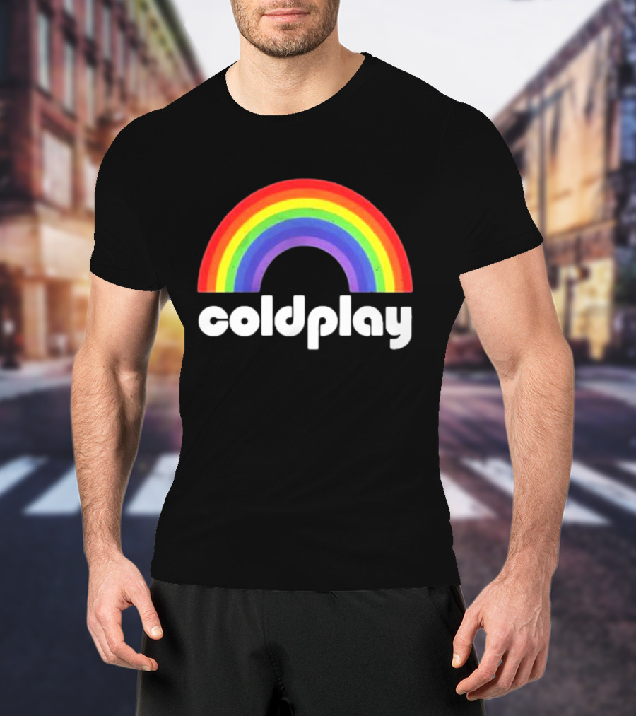 Coldplay Rainbow Multicolor T-Shirt