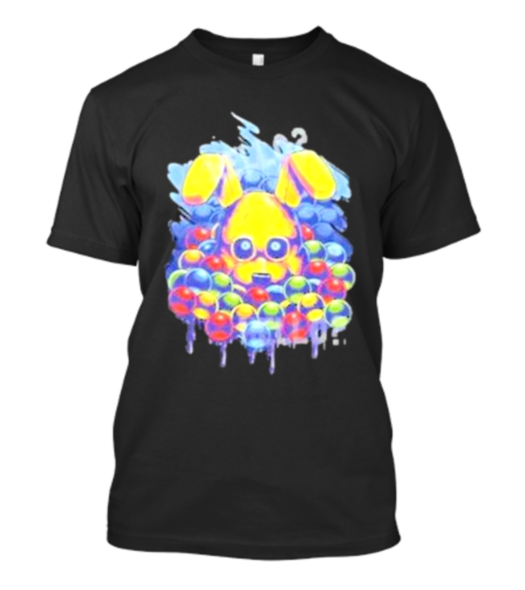 Five Nights At Freddy’s Ball Pit Surprise With Yellow Bunny Ears T-Shirt