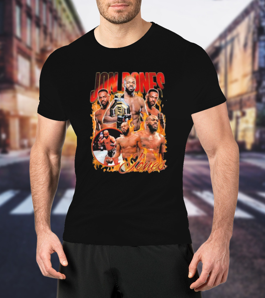 Jon Bones Jones UFC Champion Montage T-Shirt