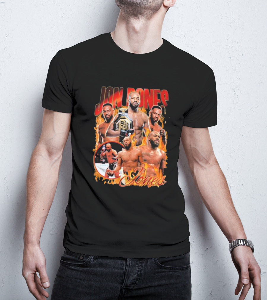 Jon Bones Jones UFC Champion Montage T-Shirt