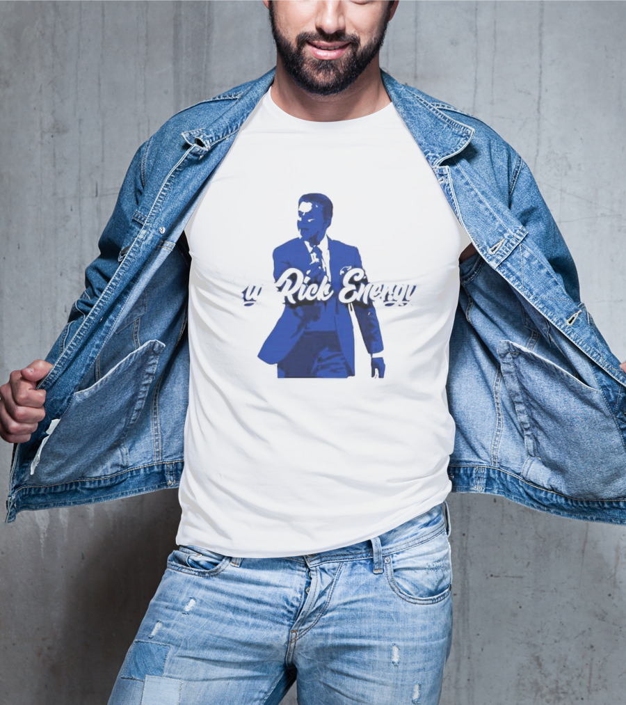 Aaron Torres Big Rick Energy Johnnie’s Blue Suit T-Shirt