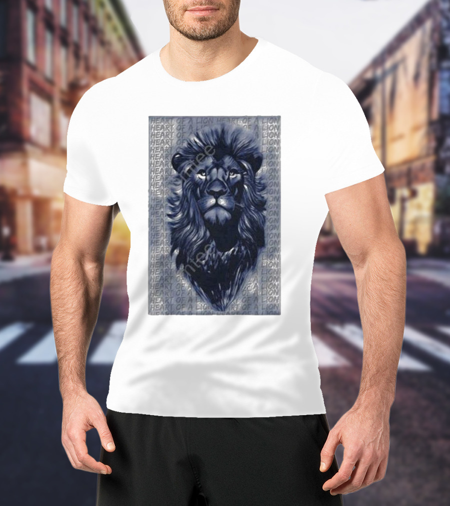 Seatbelt Gang Merch Heart Of A Lion Bold Lion T-Shirt