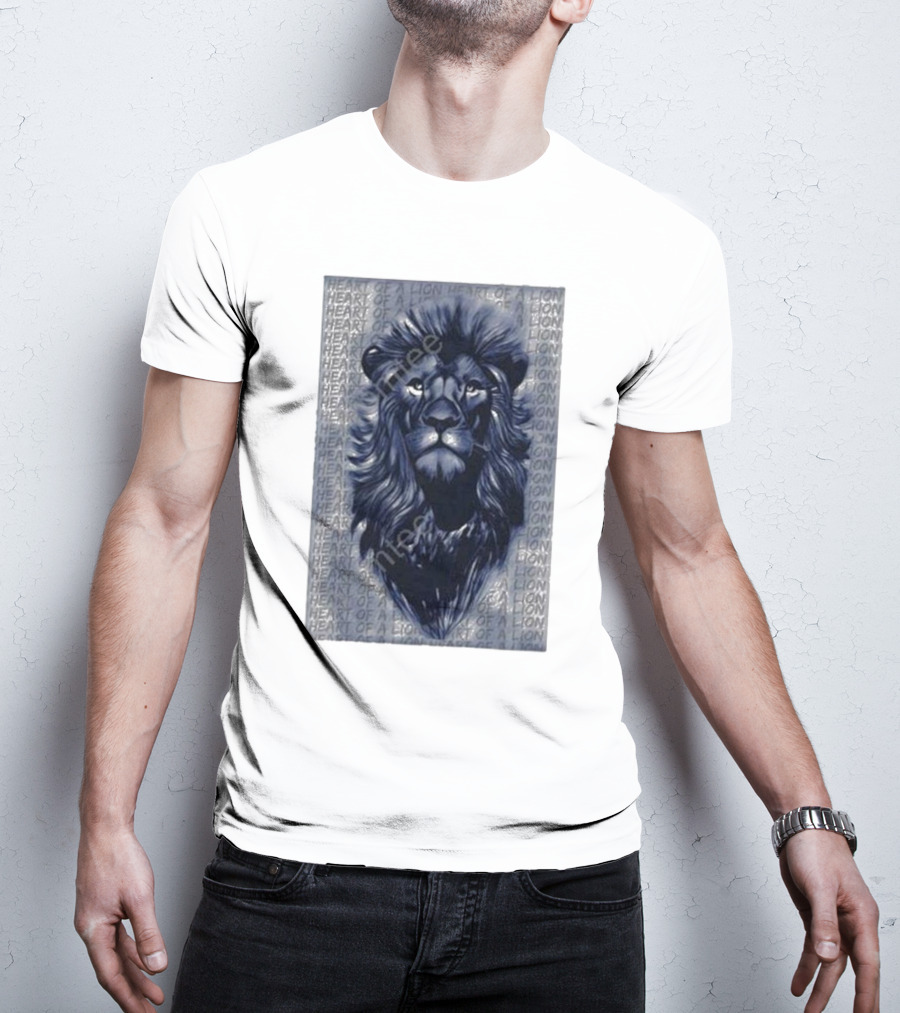 Seatbelt Gang Merch Heart Of A Lion Bold Lion T-Shirt