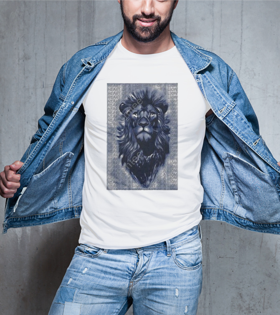 Seatbelt Gang Merch Heart Of A Lion Bold Lion T-Shirt