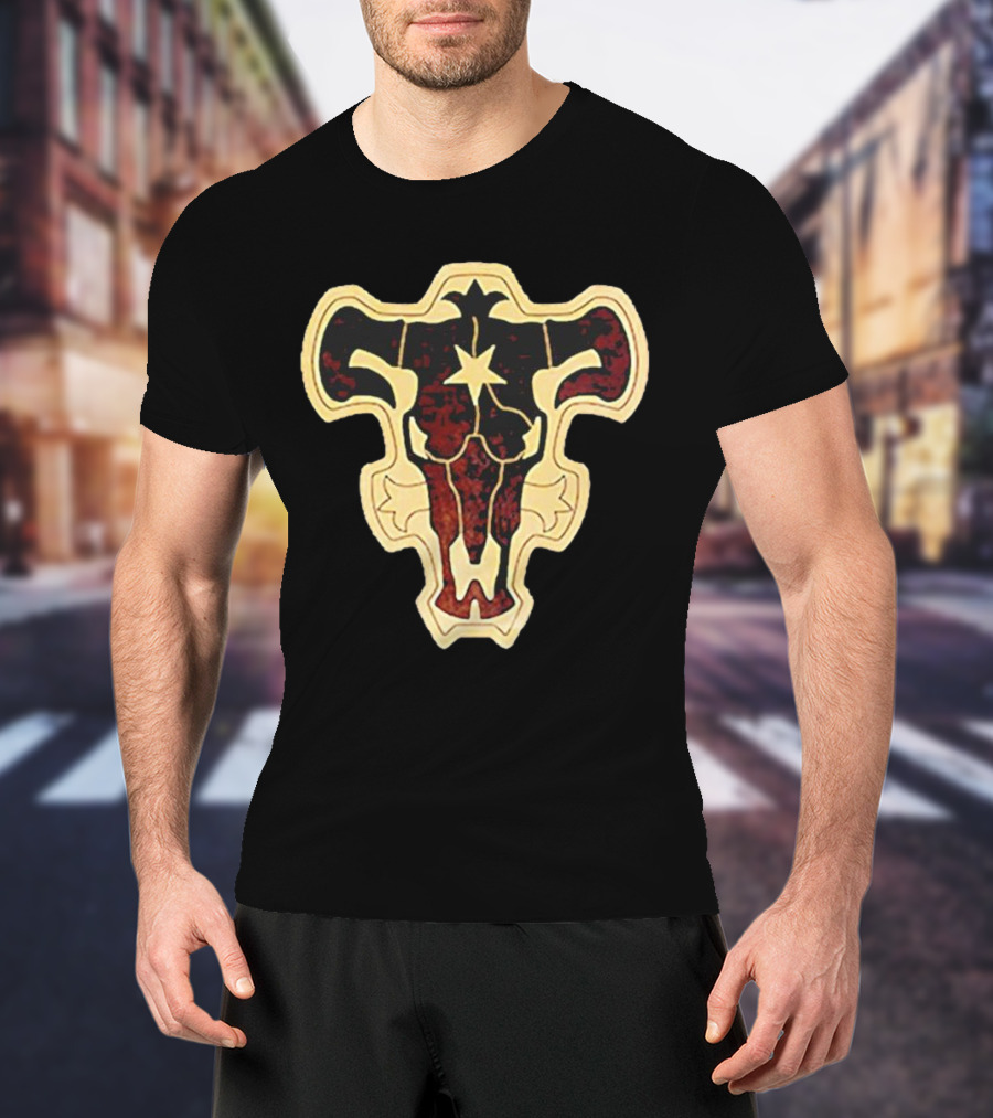 Zora Ideale Bull Emblem Black Clover BC Series T-Shirt