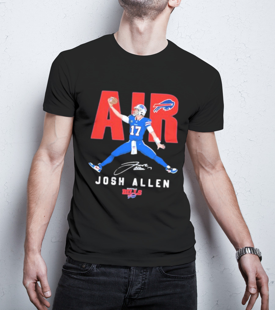 Air Josh Allen 17 Buffalo Bills Football T-Shirt