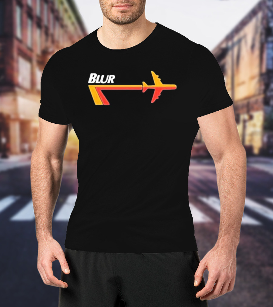 Blur Airplane Logo Merchandise Live At The Budokan T-Shirt