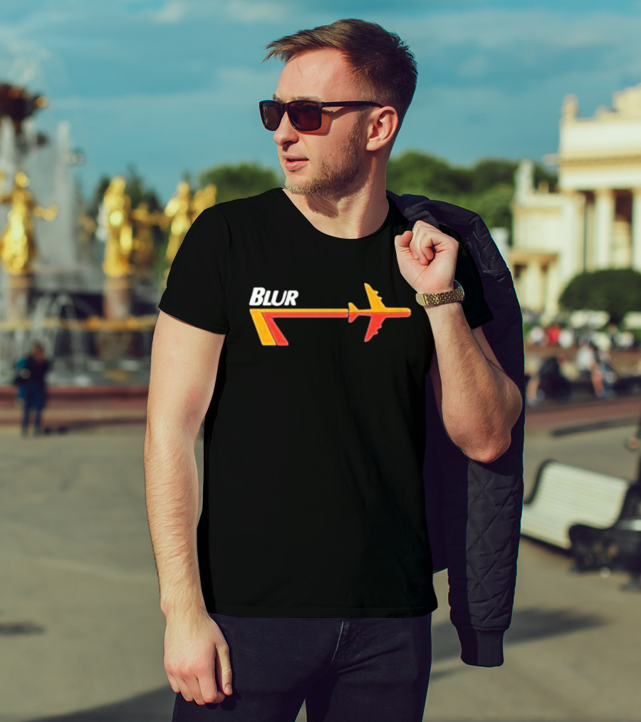 Blur Airplane Logo Merchandise Live At The Budokan T-Shirt
