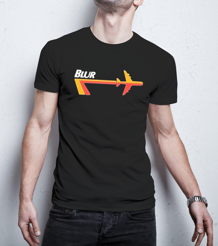 Blur Airplane Logo Merchandise Live At The Budokan T-Shirt