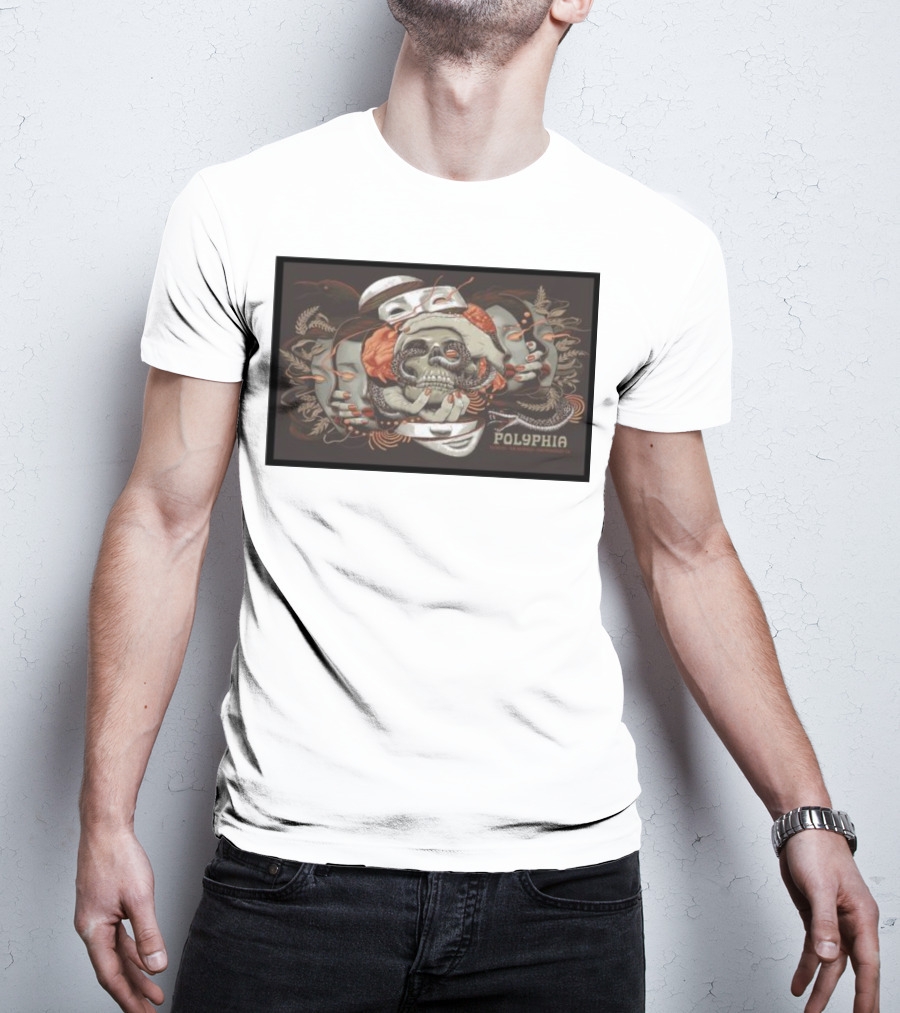Polyphia Skull And Octopus Artwork October 5th T-Shirt