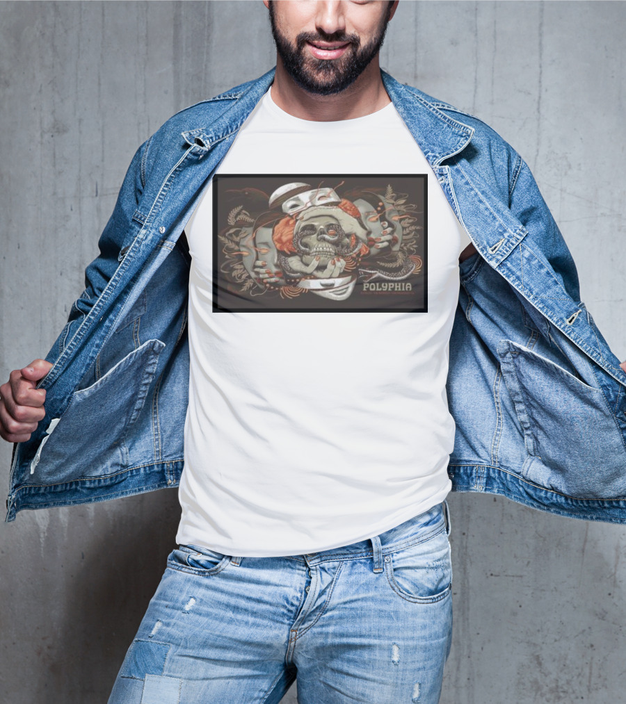 Polyphia Skull And Octopus Artwork October 5th T-Shirt