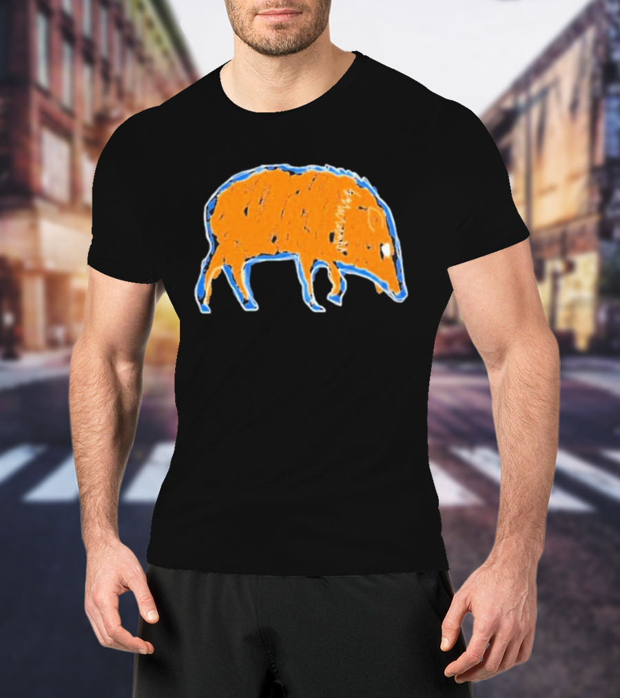 For All The Hogs Orange Boar T-Shirt