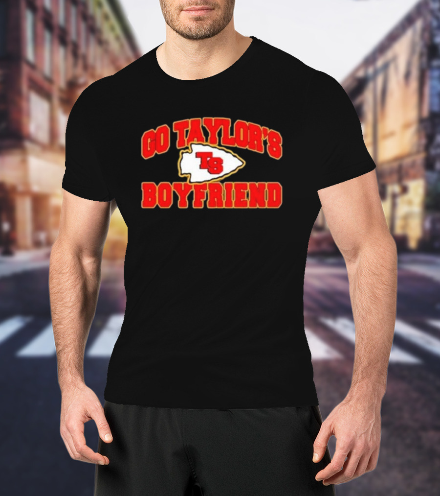 Go Taylor's Boyfriend TS Arrowhead Motif T-Shirt