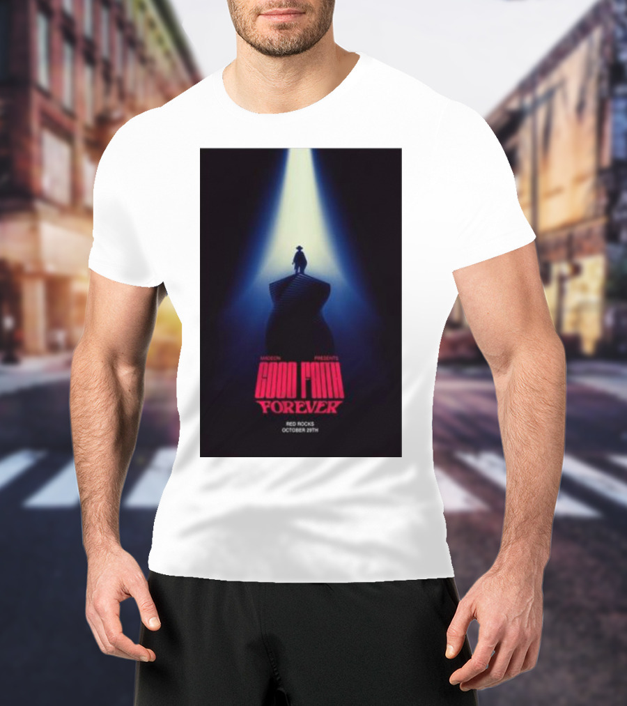Madeon Presents Good Faith Forever Red Rocks October 29th T-Shirt
