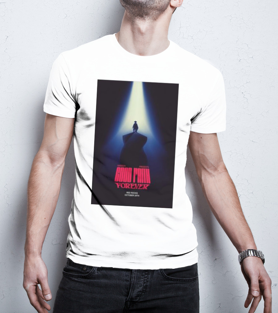 Madeon Presents Good Faith Forever Red Rocks October 29th T-Shirt