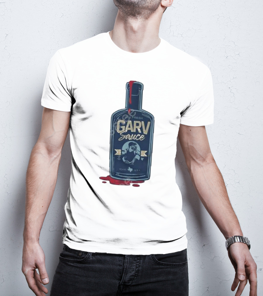 Garv Sauce Mitch Garver BreakingT Texas USA Baseball Bottle T-Shirt