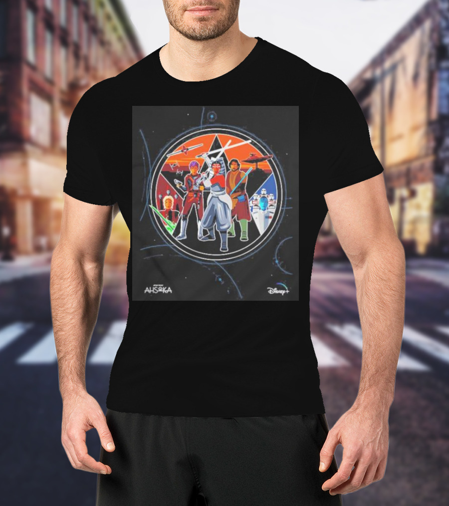 Ahsoka Episode 8 Characters And Starfighters Disney Plus T-Shirt