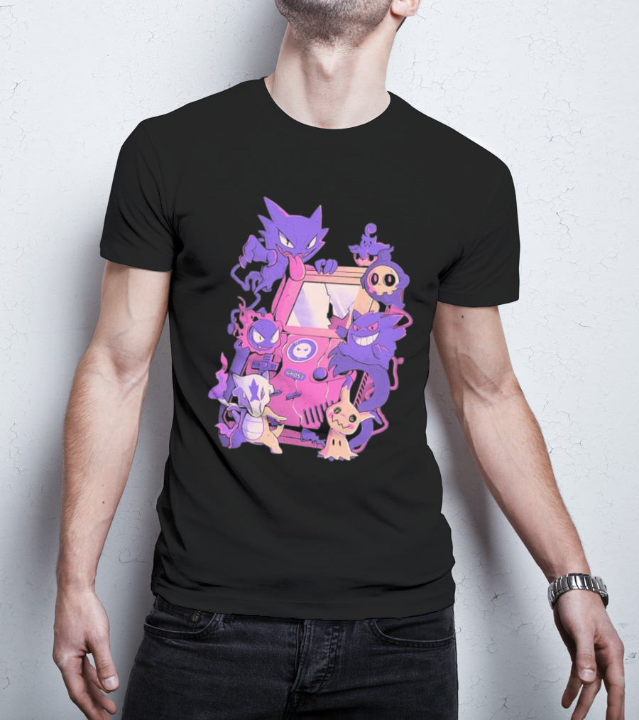 Pokemon Ghost Game Arcade T-Shirt