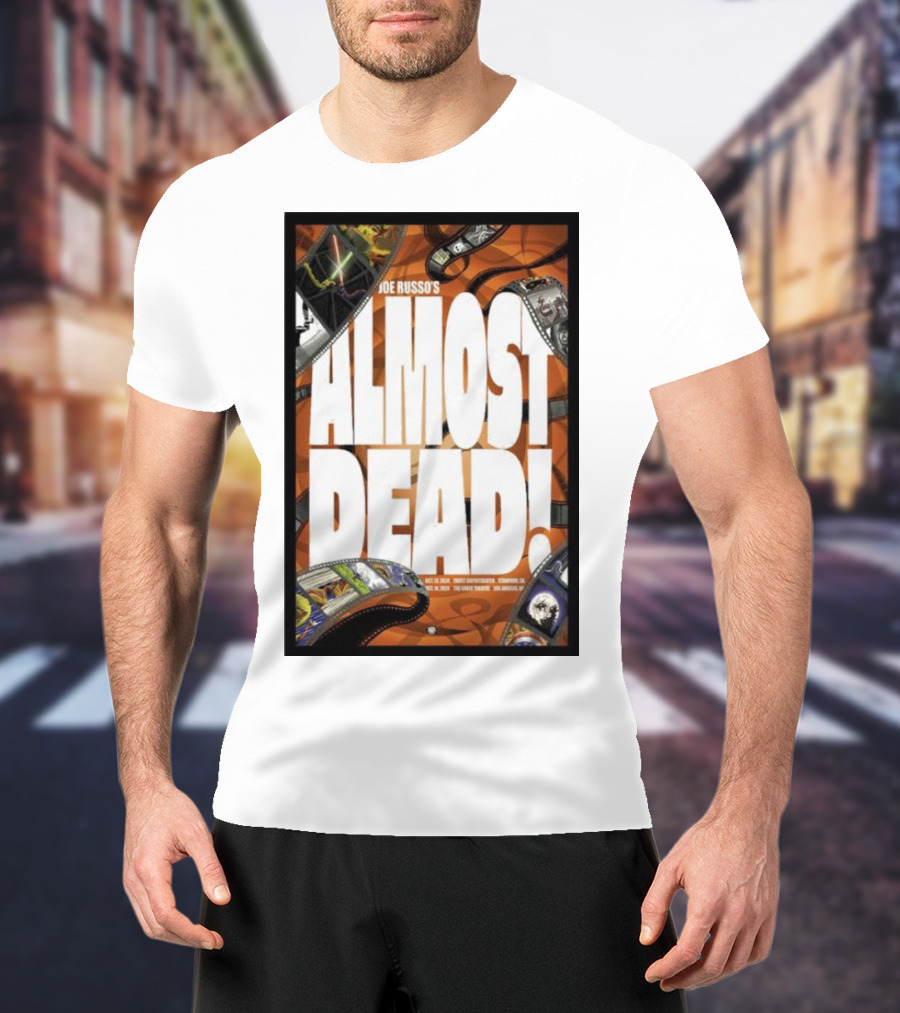 Joe Russo's Almost Dead Movie Reel T-Shirt